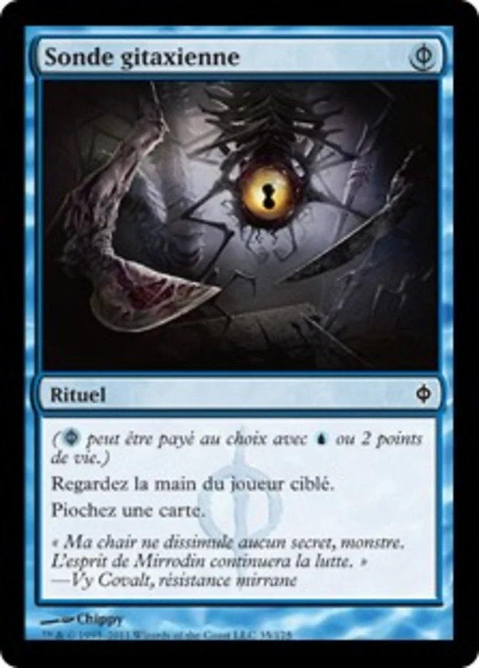 (FR) Gitaxian Probe [New Phyrexia] (Foreign Language)