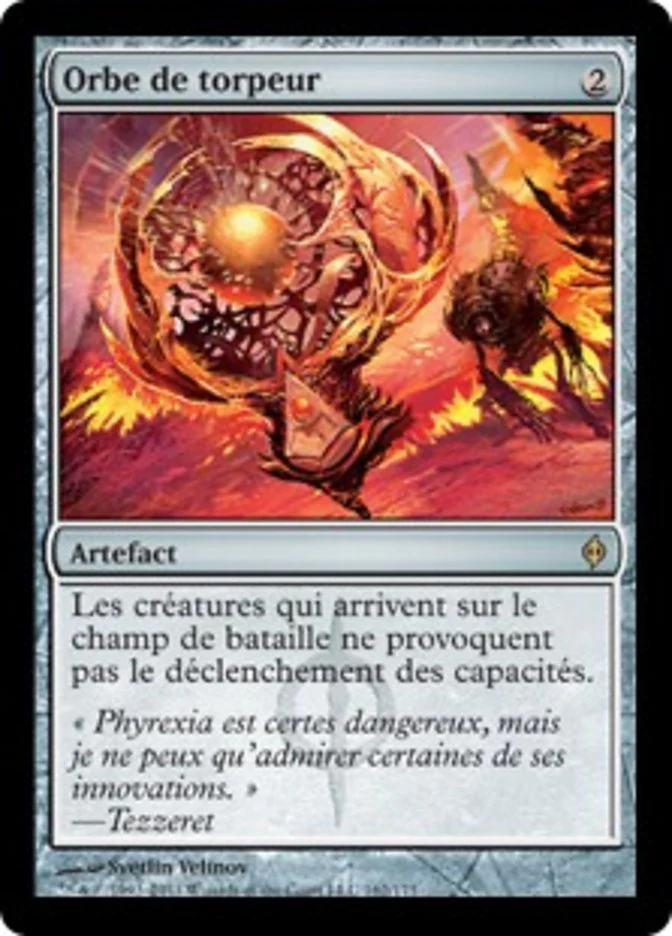 (FR) Torpor Orb [New Phyrexia] (Foreign Language)