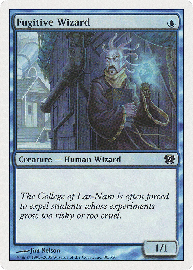 Fugitive Wizard  (9ED-080) - [Ninth Edition]