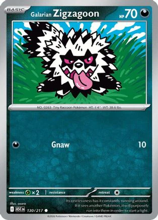 Galarian Zigzagoon - (130) [ME Ascended Heroes]