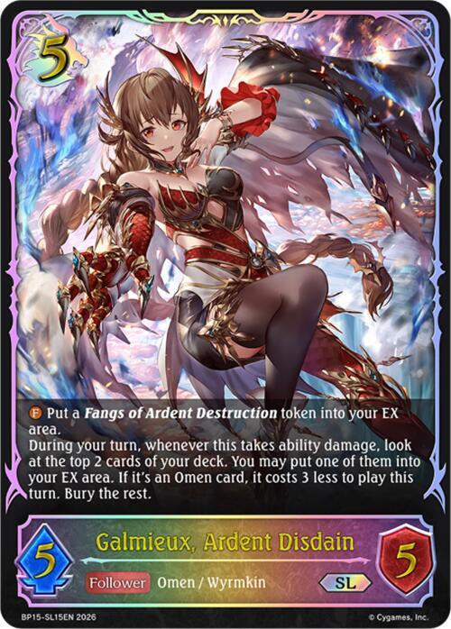 Galmieux, Ardent Disdain (SL) - BP15: Trial of the Omens (BP15-SL15EN)