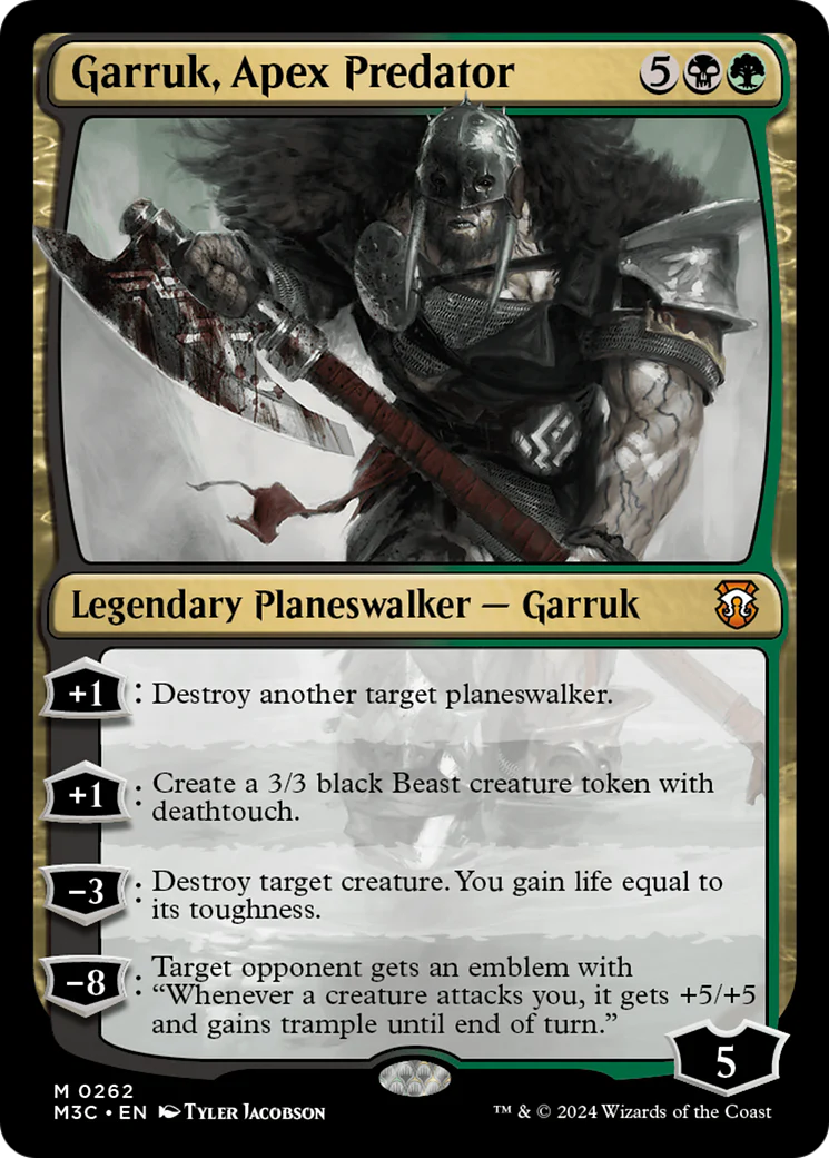 Garruk, Apex Predator  [Foil]  (M3C-262) - [Modern Horizons 3 Commander]