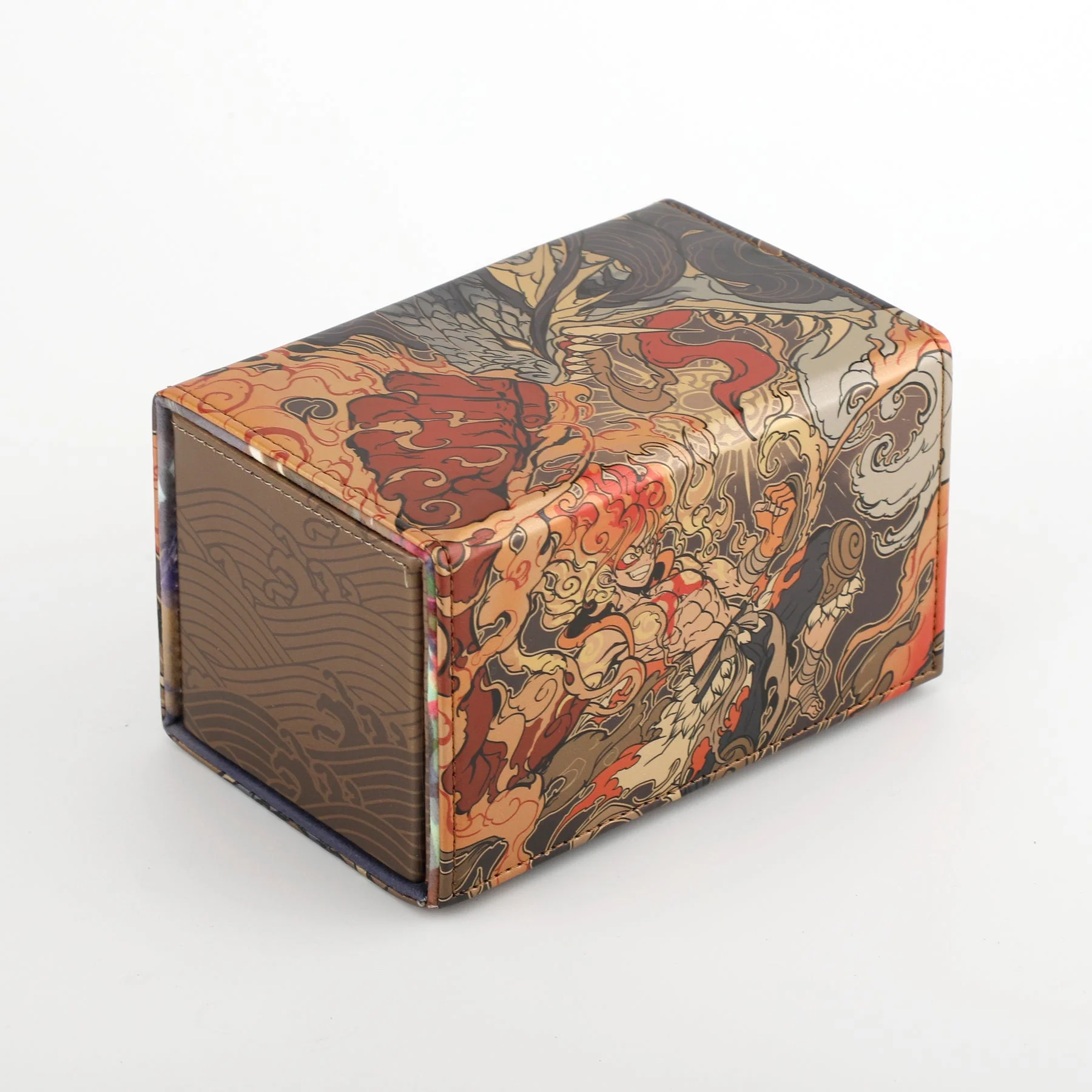 Manamoon Gear Fire Dicewinder Deck Box (Limit 1 Per Person)