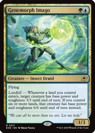 Genemorph Imago  [Foil]  (PPEOE-217) - [Promo Pack: Edge of Eternities]