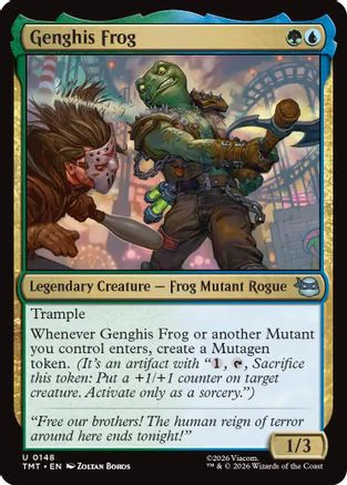 Genghis Frog  [Foil]  (TMT-148) - [Teenage Mutant Ninja Turtles]