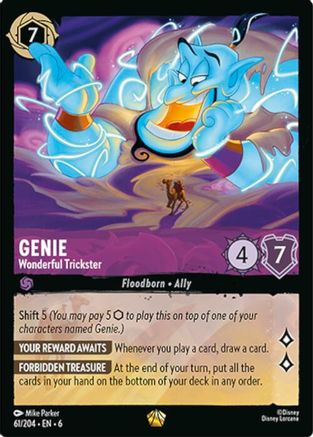 Genie - Wonderful Trickster (61/204) - [Azurite Sea]