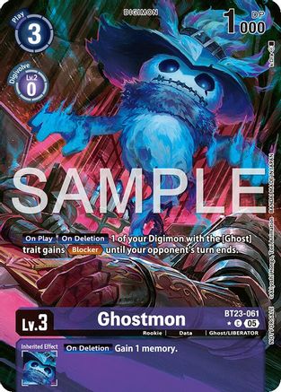 Ghostmon (Hacker's Slumber Box Promotion Pack) (BT23-061) - [Hackers' Slumber]