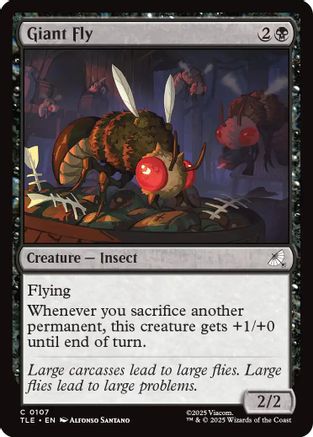 Giant Fly  [Foil]  (TLE-107) - [Avatar: The Last Airbender: Eternal-Legal]