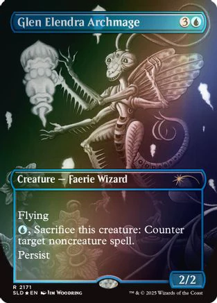 Glen Elendra Archmage (2171) (Rainbow Foil)  [Foil]  (SLD-2171) - [Secret Lair Drop Series]