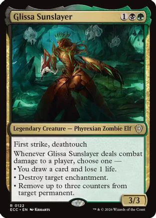 Glissa Sunslayer  (ECC-122) - [Commander: Lorwyn Eclipsed]