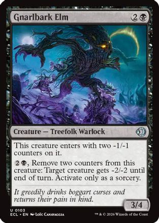 Gnarlbark Elm  (ECL-103) - [Lorwyn Eclipsed]