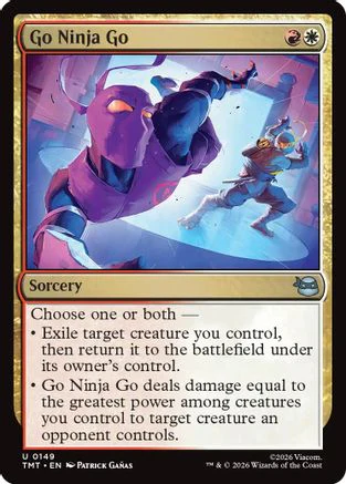Go Ninja Go  (TMT-149) - [Teenage Mutant Ninja Turtles]