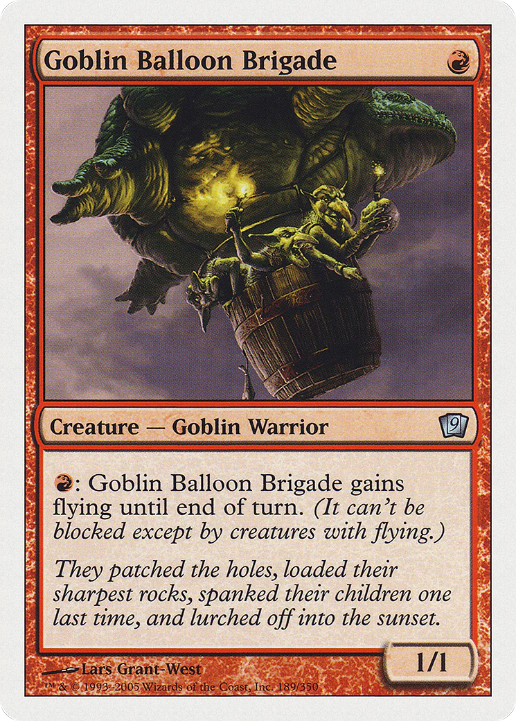 Goblin Balloon Brigade  (9ED-189) - [Ninth Edition]