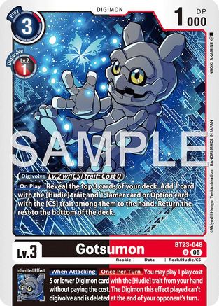 Gotsumon (BT23-048) - [Hackers' Slumber]