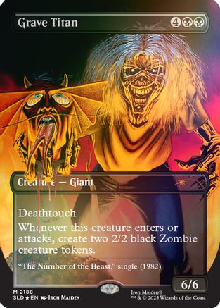 Grave Titan (2188) (Rainbow Foil)  [Foil]  (SLD-2188) - [Secret Lair Drop Series]