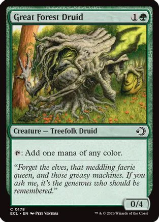 Great Forest Druid  [Foil]  (ECL-178) - [Lorwyn Eclipsed]