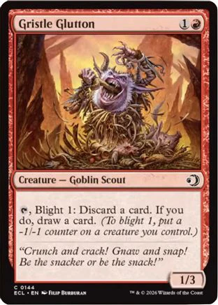 Gristle Glutton  [Foil]  (ECL-144) - [Lorwyn Eclipsed]