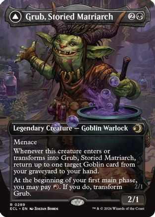 Grub, Storied Matriarch (Borderless)  (ECL-289) - [Lorwyn Eclipsed]