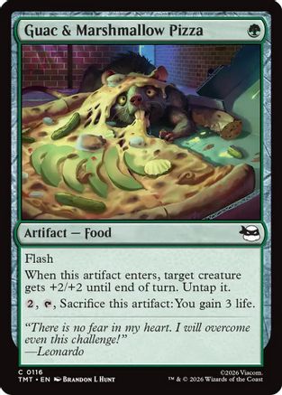 Guac & Marshmallow Pizza  [Foil]  (TMT-116) - [Teenage Mutant Ninja Turtles]