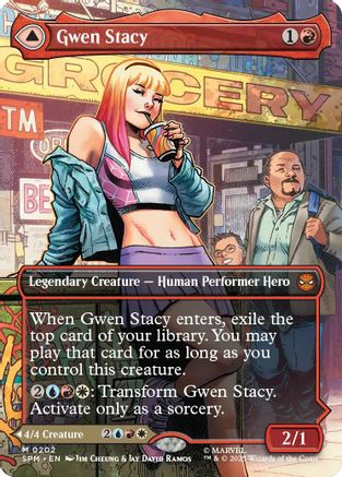 Gwen Stacy (0202) (Borderless)  (SPM-202) - [Marvel's Spider-Man]