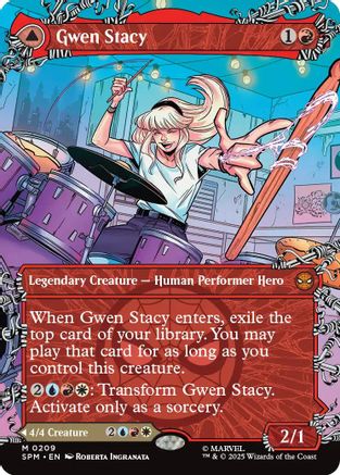 Gwen Stacy (0209) (Borderless)  (SPM-209) - [Marvel's Spider-Man]