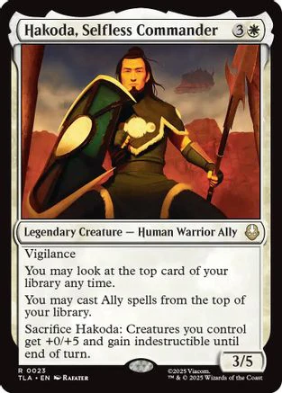 Hakoda, Selfless Commander  (TLA-023) - [Avatar: The Last Airbender]