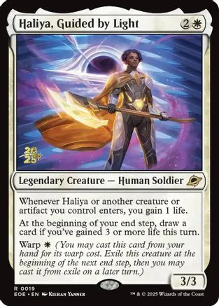 Haliya, Guided by Light  [Foil]  (PRE-019) - [Prerelease Cards]