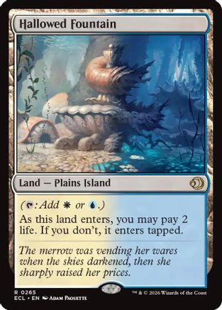 Hallowed Fountain  (ECL-265) - [Lorwyn Eclipsed]