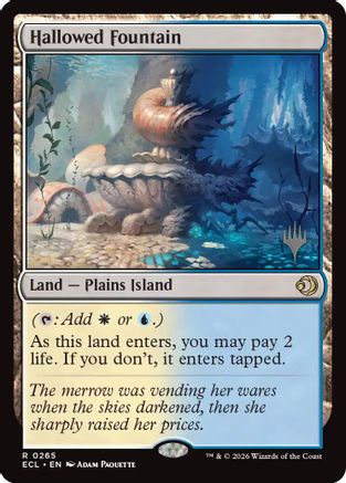Hallowed Fountain  [Foil]  (PPECL-265) - [Promo Pack: Lorwyn Eclipsed]