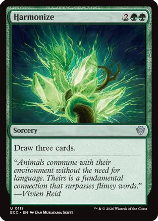 Harmonize  (ECC-111) - [Commander: Lorwyn Eclipsed]