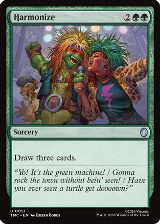 Harmonize  [Foil]  (TMC-051) - [Commander: Teenage Mutant Ninja Turtles]