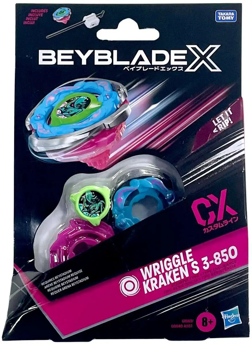 HASBRO BBeyblade X Wriggle Kraken S 3-850 Starter Pack