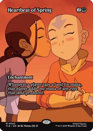 Heartbeat of Spring (Borderless)  (TLE-042) - [Avatar: The Last Airbender: Eternal-Legal]