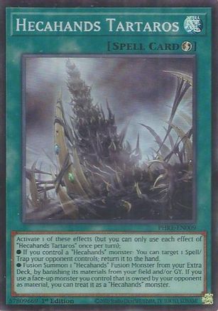 Hecahands Tartaros (Super Rare) [PHRE-EN009] - Phantom Revenge 1st Edition - Super Rare