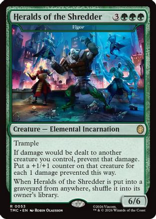 Heralds of the Shredder - Vigor  (TMC-053) - [Commander: Teenage Mutant Ninja Turtles]