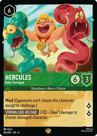 Hercules - Baby Demigod (86/204) - [Azurite Sea]