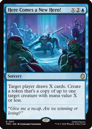 Here Comes a New Hero!  (TMC-011) - [Commander: Teenage Mutant Ninja Turtles]