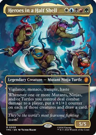 Heroes in a Half Shell (Borderless)  (TMT-006) - [Teenage Mutant Ninja Turtles]
