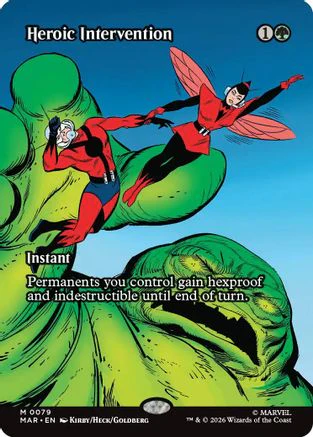 Heroic Intervention (0079) (Borderless)  (MAR-079) - [Marvel Universe Eternal-Legal]