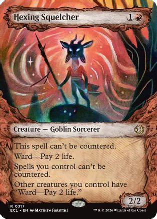 Hexing Squelcher (Showcase)  [Foil]  (ECL-317) - [Lorwyn Eclipsed]