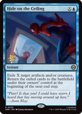Hide on the Ceiling  [Foil]  (PRE-032) - [Prerelease Cards]