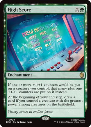 High Score  [Foil]  (TMC-029) - [Commander: Teenage Mutant Ninja Turtles]