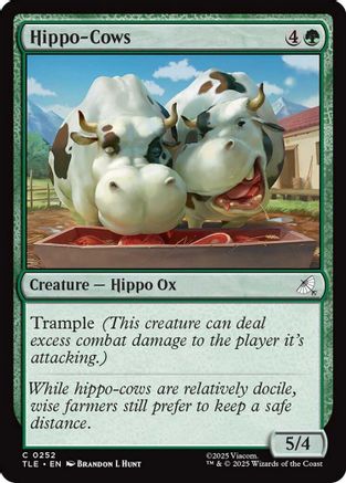 Hippo-Cows  (TLE-252) - [Avatar: The Last Airbender: Eternal-Legal]