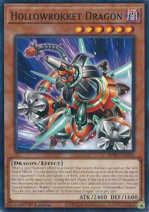 Hollowrokket Dragon [BPRO-EN002] - Burst Protocol 1st Edition - Common / Short Print