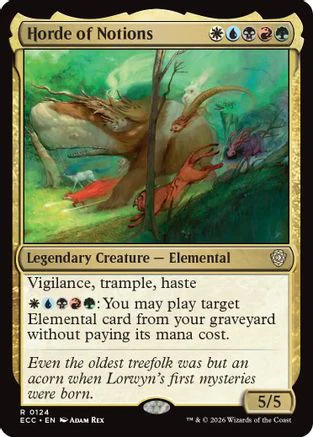 Horde of Notions  (ECC-124) - [Commander: Lorwyn Eclipsed]