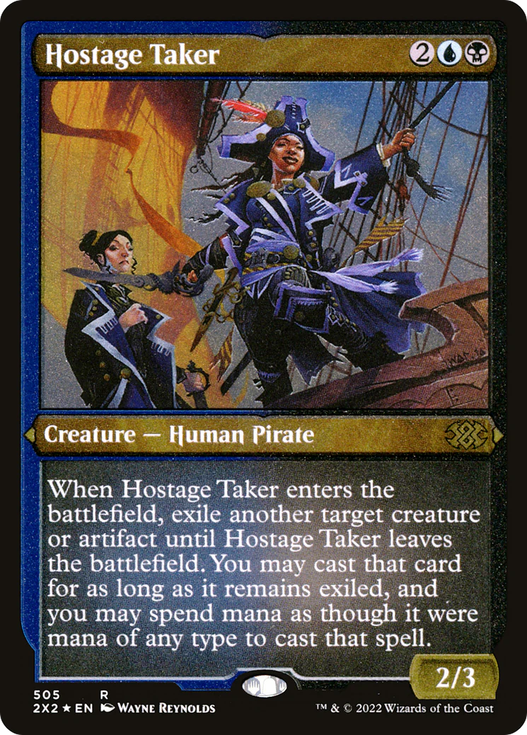 Hostage Taker (Foil Etched)  [Foil]  (2X2-505) - [Double Masters 2022]