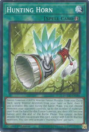 Hunting Horn [DOOD-EN086] - Doom of Dimensions 1st Edition - Common / Short Print