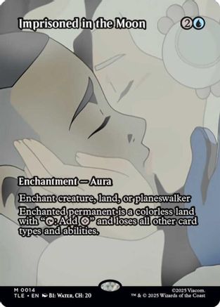 Imprisoned in the Moon (Borderless)  (TLE-014) - [Avatar: The Last Airbender: Eternal-Legal]