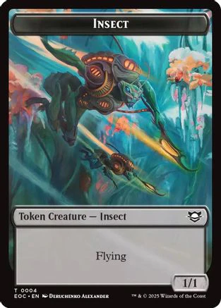 Insect // Beast (0005) Double-Sided Token  (EOC-4 // 5) - [Commander: Edge of Eternities]