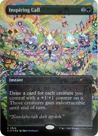 Inspiring Call (Confetti Foil)  [Foil]  (SLD-2328) - [Secret Lair Drop Series]
